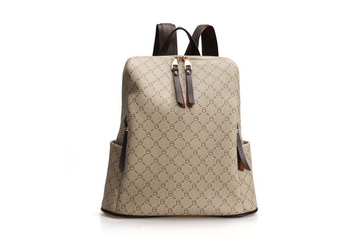 Lucky Bees Mochila 359 v2 - Crema y Marrón